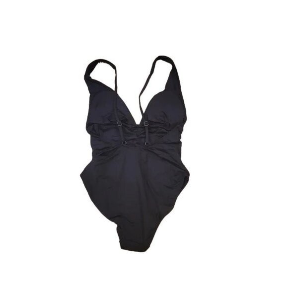 Andie Swim Nwt Andie Sardinia Plunge V Neck One Piece Swimsuit